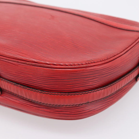 LOUIS VUITTON Epi June Feuille Shoulder Bag Red M52157 LV Auth BA15370