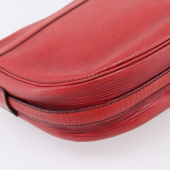 LOUIS VUITTON Epi June Feuille Shoulder Bag Red M52157 LV Auth BA15370