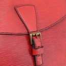 LOUIS VUITTON Epi June Feuille Shoulder Bag Red M52157 LV Auth BA15370-19