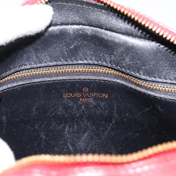 LOUIS VUITTON Epi June Feuille Shoulder Bag Red M52157 LV Auth BA15370