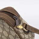 GUCCI GG Supreme Web Sherry Line Shoulder Bag PVC Beige 010 378 Auth BA15373-14