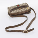 GUCCI GG Supreme Web Sherry Line Shoulder Bag PVC Beige 010 378 Auth BA15373-7
