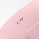 VERSACE Hand Bag Leather 2way Pink Silver Auth BA15378V-22