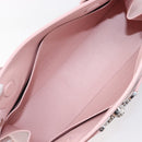 VERSACE Hand Bag Leather 2way Pink Silver Auth BA15378V-11