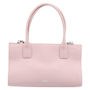 VERSACE Hand Bag Leather 2way Pink Silver Auth BA15378V-2