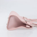 VERSACE Hand Bag Leather 2way Pink Silver Auth BA15378V-3