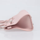 VERSACE Hand Bag Leather 2way Pink Silver Auth BA15378V-4