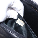 CHANEL Lamb Skin Matelasse Chain Shoulder Bag Black Gold Tone CC Auth BA15379A-21
