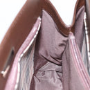 BURBERRY Hand Bag Leather Brown Silver Auth BA15380A-18