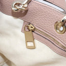 GUCCI Bamboo Hand Bag Leather 2way Pink Gold Tone 323660 Auth BA15382A-23