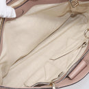 GUCCI Bamboo Hand Bag Leather 2way Pink Gold Tone 323660 Auth BA15382A-27