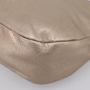 Salvatore Ferragamo Vala Hand Bag Leather Gold Auth BA15384-12