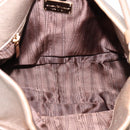 Salvatore Ferragamo Vala Hand Bag Leather Gold Auth BA15384-15