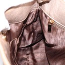 Salvatore Ferragamo Vala Hand Bag Leather Gold Auth BA15384-17
