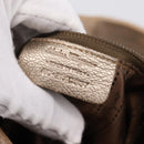 Salvatore Ferragamo Vala Hand Bag Leather Gold Auth BA15384-20