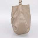 Salvatore Ferragamo Vala Hand Bag Leather Gold Auth BA15384-5