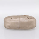 Salvatore Ferragamo Vala Hand Bag Leather Gold Auth BA15384-9