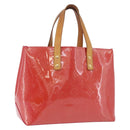 LOUIS VUITTON Monogram Vernis Reade PM Hand Bag Fran Boise M9132F Auth BA15385-1