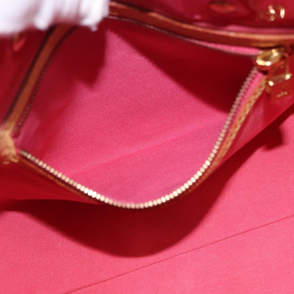 LOUIS VUITTON Monogram Vernis Reade PM Hand Bag Fran Boise M9132F Auth BA15385