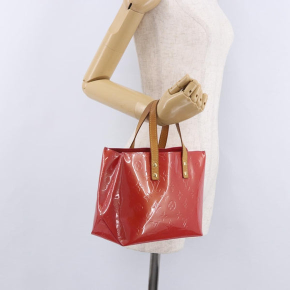 LOUIS VUITTON Monogram Vernis Reade PM Hand Bag Fran Boise M9132F Auth BA15385