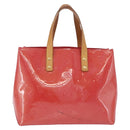 LOUIS VUITTON Monogram Vernis Reade PM Hand Bag Fran Boise M9132F Auth BA15385-2