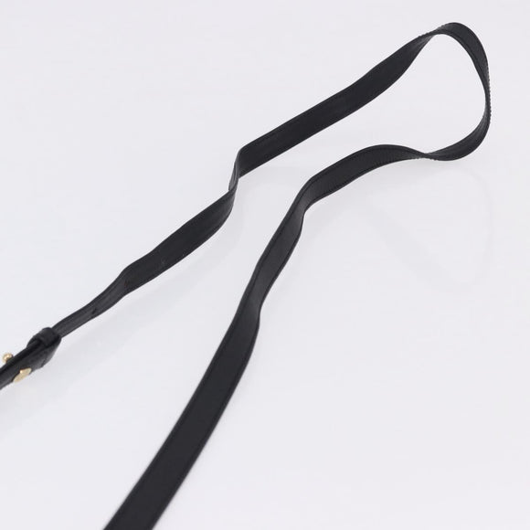 LOEWE Anagram Shoulder Bag Suede Khaki Black Auth BA15386