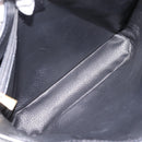 CELINE Macadam Tote Bag PVC Leather Black Gold Tone Auth BA15388-10