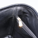 CELINE Macadam Tote Bag PVC Leather Black Gold Tone Auth BA15388-20