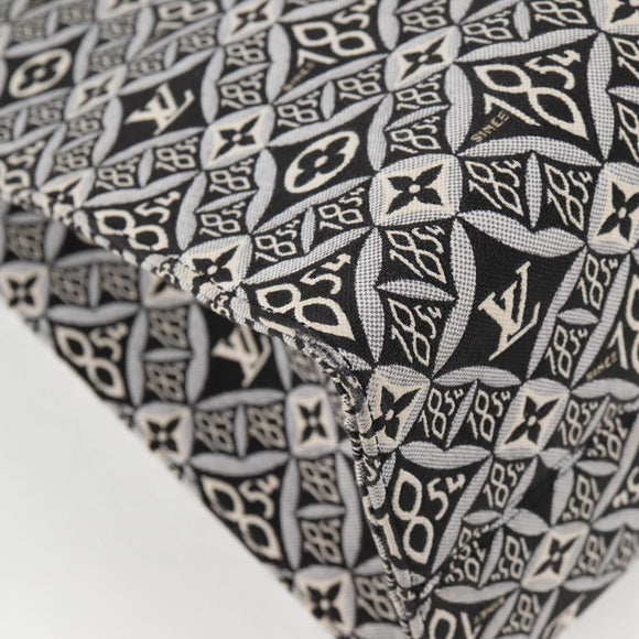 LOUIS VUITTON Monogram Jaguar On The Go GM Tote Bag Black M57207 Auth BA1538AM