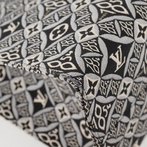 LOUIS VUITTON Monogram Jaguar On The Go GM Tote Bag Black M57207 Auth BA1538AM