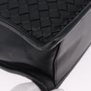 BOTTEGA VENETA INTRECCIATO Business Bag Leather Black Gold 170238 Auth BA15390-9