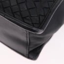 BOTTEGA VENETA INTRECCIATO Business Bag Leather Black Gold 170238 Auth BA15390-14