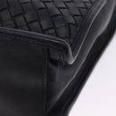 BOTTEGA VENETA INTRECCIATO Business Bag Leather Black Gold 170238 Auth BA15390-16
