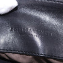 BOTTEGA VENETA INTRECCIATO Business Bag Leather Black Gold 170238 Auth BA15390-19
