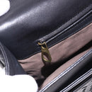 BOTTEGA VENETA INTRECCIATO Business Bag Leather Black Gold 170238 Auth BA15390-22