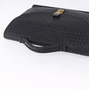 BOTTEGA VENETA INTRECCIATO Business Bag Leather Black Gold 170238 Auth BA15390-6