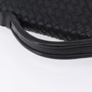 BOTTEGA VENETA INTRECCIATO Business Bag Leather Black Gold 170238 Auth BA15390-7