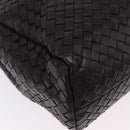 BOTTEGA VENETA INTRECCIATO Business Bag Leather Black Silver 122139 Auth BA15392-15