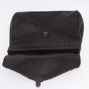 BOTTEGA VENETA INTRECCIATO Business Bag Leather Black Silver 122139 Auth BA15392-19