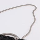 Salvatore Ferragamo Hand Bag Nylon 2way Black Silver Auth BA15393-10