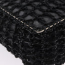 Salvatore Ferragamo Hand Bag Nylon 2way Black Silver Auth BA15393-12