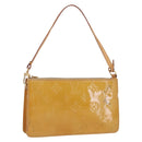 LOUIS VUITTON Monogram Vernis Lexington Pouch Beige M91010 LV Auth BA15398-1