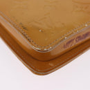 LOUIS VUITTON Monogram Vernis Lexington Pouch Beige M91010 LV Auth BA15398-15