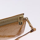 LOUIS VUITTON Monogram Vernis Lexington Pouch Beige M91010 LV Auth BA15398-18