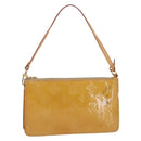 LOUIS VUITTON Monogram Vernis Lexington Pouch Beige M91010 LV Auth BA15398-13