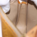 LOUIS VUITTON Monogram Vernis Lexington Pouch Beige M91010 LV Auth BA15398-21
