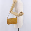 LOUIS VUITTON Monogram Vernis Lexington Pouch Beige M91010 LV Auth BA15398-22