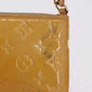 LOUIS VUITTON Monogram Vernis Lexington Pouch Beige M91010 LV Auth BA15398-2