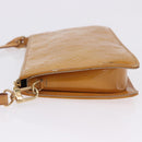LOUIS VUITTON Monogram Vernis Lexington Pouch Beige M91010 LV Auth BA15398-6