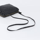 BOTTEGA VENETA INTRECCIATO Shoulder Bag Leather Black Auth BA15399-7